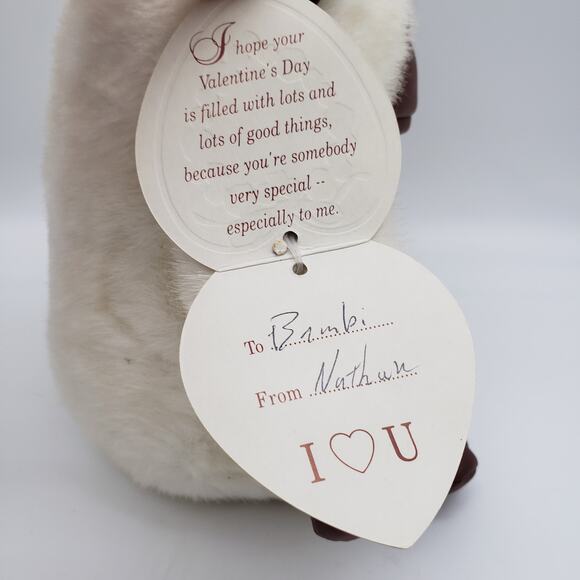 NWT Unique 7" Ape Gorilla Brown Faux Leather Body White Fur Corsage Boutonniere - Picture 3 of 5